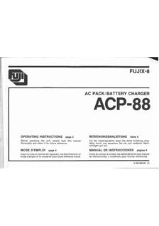 Fujifilm ACP 88 manual. Camera Instructions.